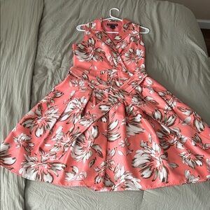 Jessica Howard Coral Floral Dress